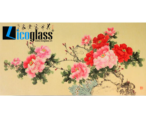  TRANH KÍNH HOA MẪU ĐƠN ĐẸP LCG04