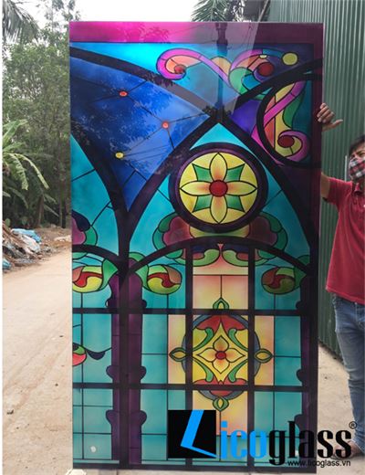 MẪU TRANH KÍNH TRỪU TƯỢNG TKTT19