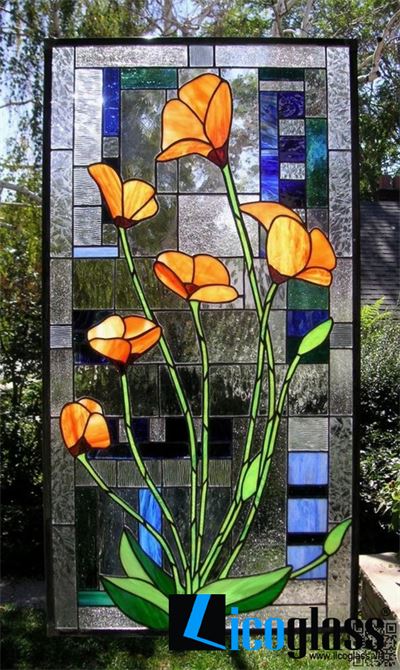 MẪU TRANH KÍNH TRỪU TƯỢNG TKTT05