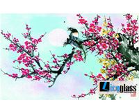 TRANH KÍNH HOA ĐÀO ĐẸP LCG01