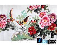 TRANH KÍNH HOA MẪU ĐƠN ĐẸP LCG02