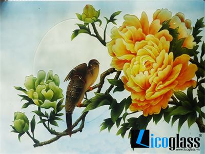 TRANH KÍNH HOA MẪU ĐƠN ĐẸP