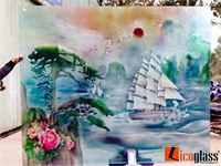 Tham khảo những mẫu tranh kính phong cảnh đẹp tại Licoglass