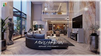 *Thiết Kế Căn Hộ Duplex Cao Cấp: Tân Cổ Điển Đỉnh Cao Tại Hà Nội