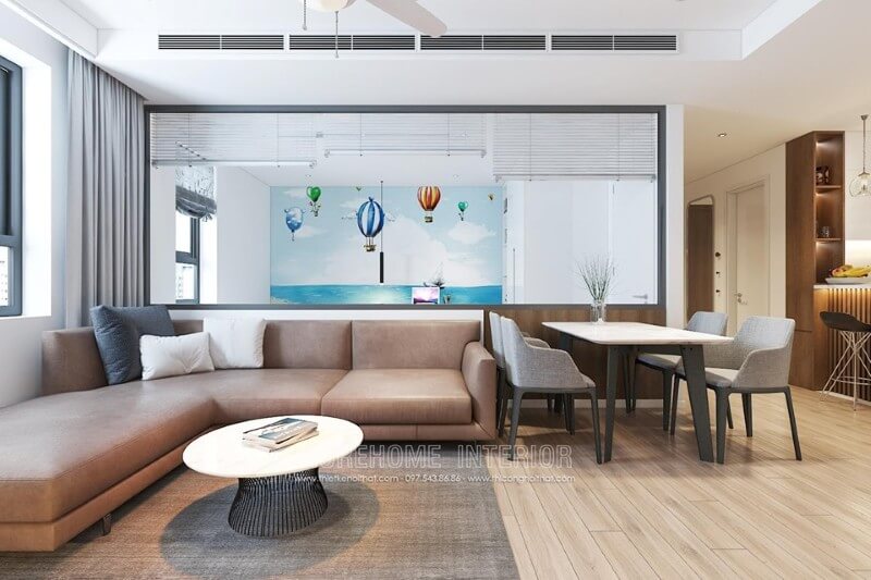 Thiết kế nội thất phòng khách chung cư đẹp Theo dõi các mẫu thiết kế phòng khách ưa chuộng nhất hiện nay