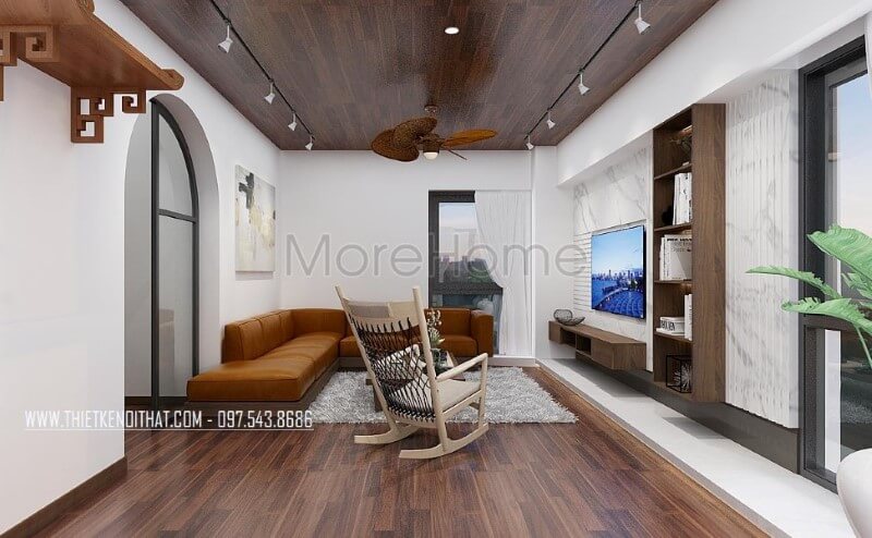 Trang trí nội thất phòng khách hiện đại đẹp, sang trọng tại biệt thự Xuân Phương. Theo dõi các mẫu thiết kế phòng khách ưa chuộng nhất hiện nay