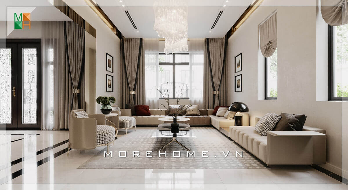 Gợi ý mẫu thiết kế phòng khách chung cư cao cấp, nhà phố, biệt thự rất tiện nghi và sang trọng. Thiết kế nội thất phòng khách biệt thự