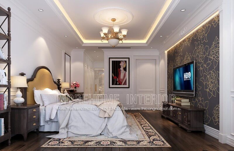 Giường ngủ biệt thự Giường ngủ biệt thự