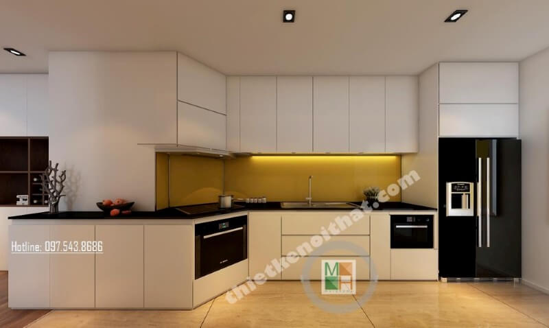 Trang trí nội thất phòng bếp chung cư phong cách hiện đại Xu hướng thiết kế phòng bếp đẹp, hiện đại