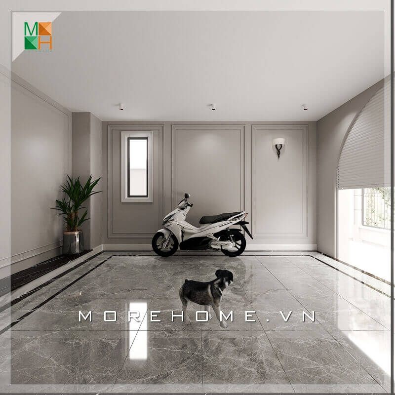 Gợi ý mẫu thiết kế không gian nhà để xe hiện đại cho nhà phố, biệt thự.