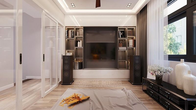 Mẫu kệ tủ tivi hiện đại đẹp bằng gỗ công nghiệp