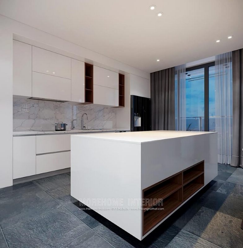 Mẫu nội thất phòng bếp hiện đại và tiện nghi tạo nguồn cảm hứng nấu nướng cho những người nội trợ trong gia đình